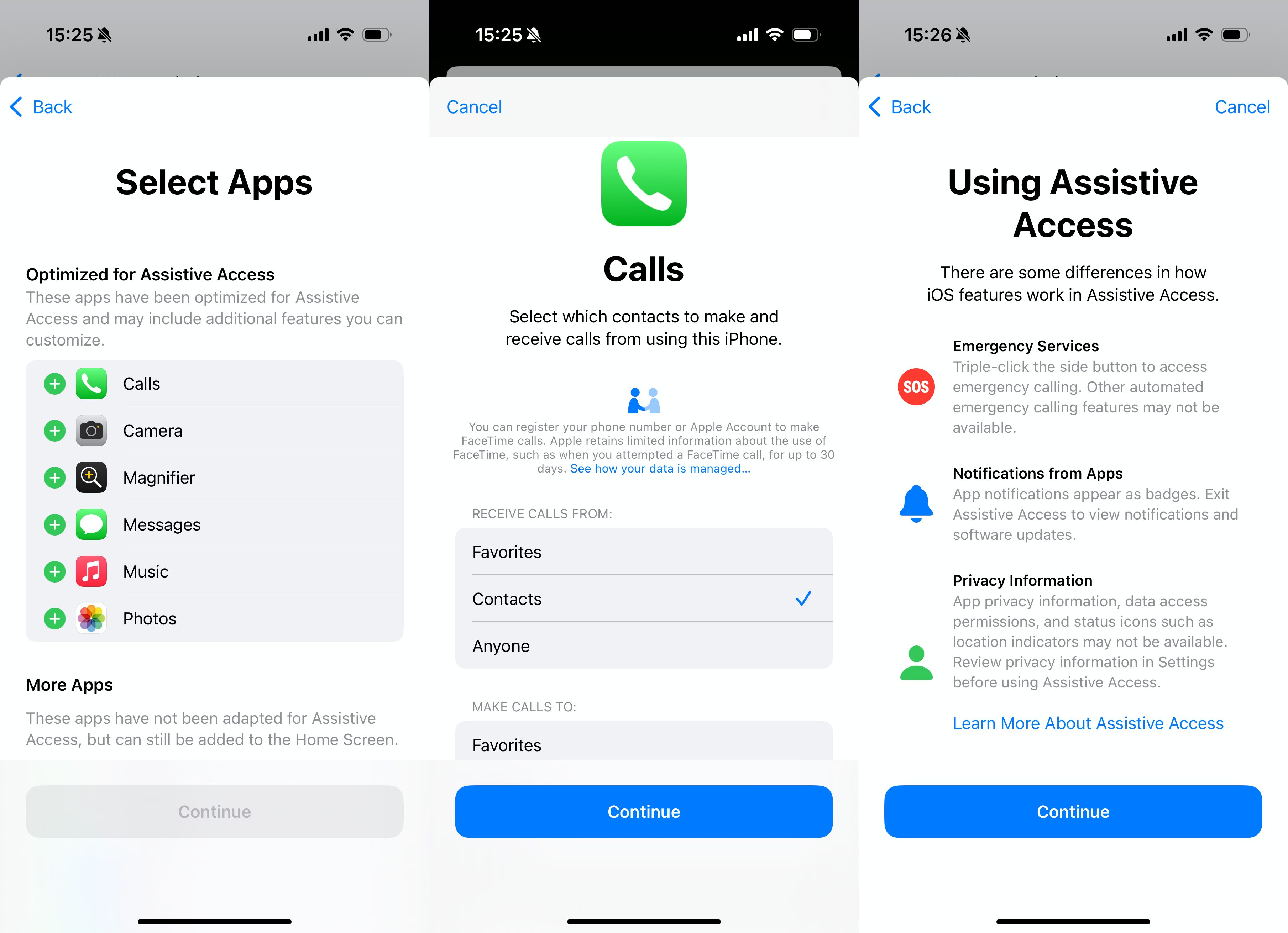 Choose Which Apps to Include