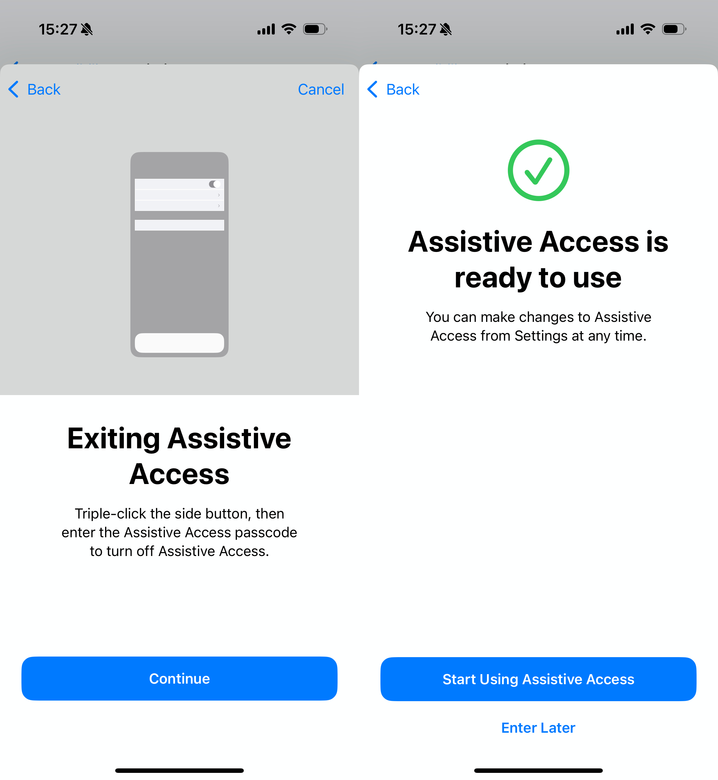 iphone simple mode for seniors