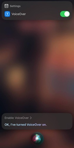 access broken iPhone with Siri