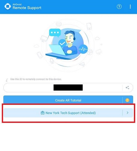 Click Attended Button