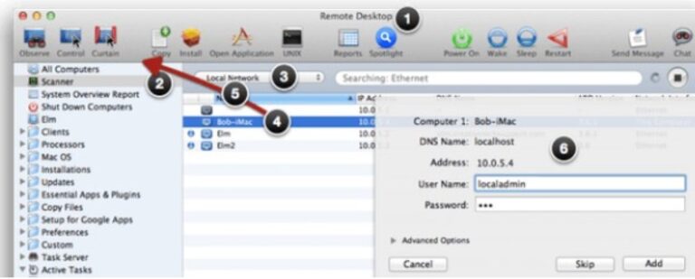 connect to the computer