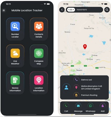 Live Mobile Location Tracker