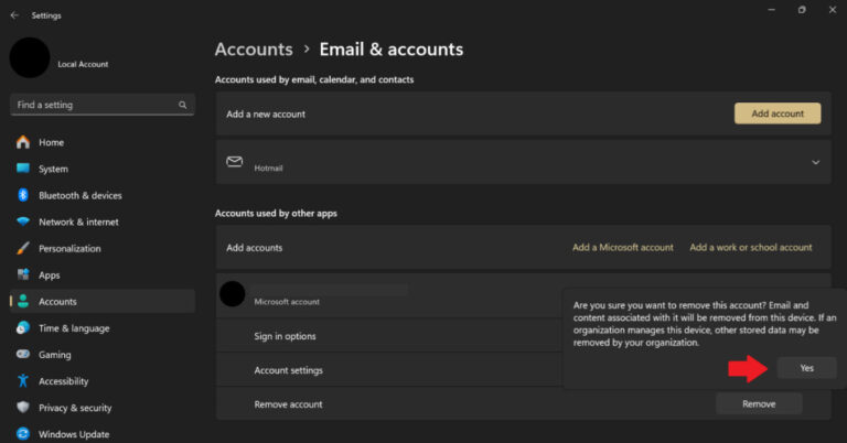  Microsoft-Konten aus Windows entfernen
