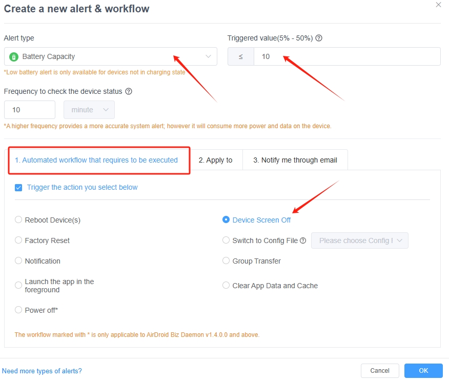 batter capacity workflow