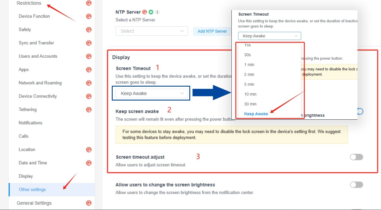 Step 2 keep awake settings for windows