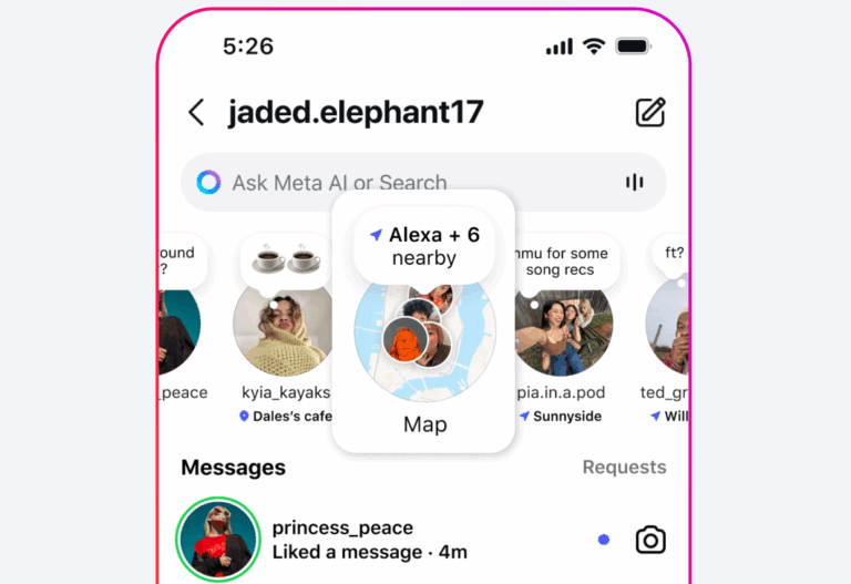 Instagram-Kartenfunktion