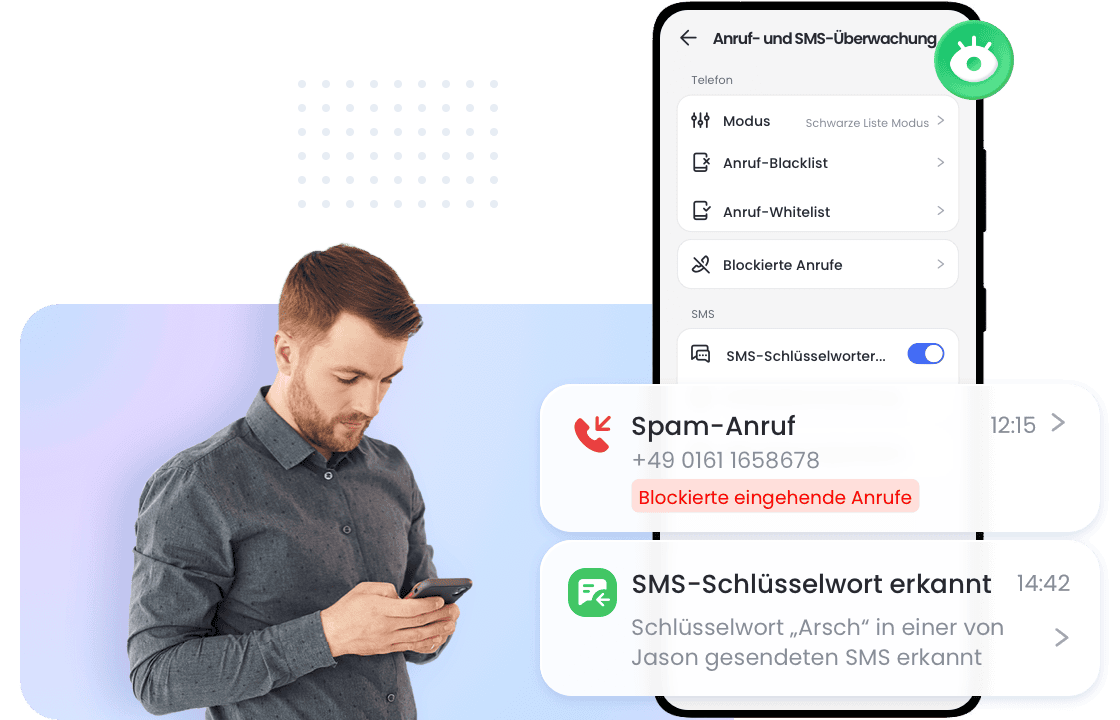 Anruf- und SMS-Überwachung zur Kommunikationssicherheit