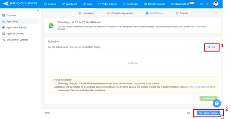  Die APK-Datei in Remote-Geräte verschieben 5