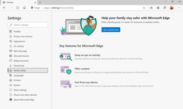 حدد أمان العائلة