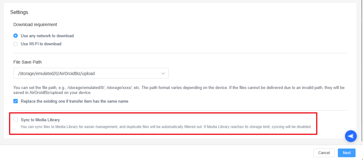 Sync-to-Media-Library