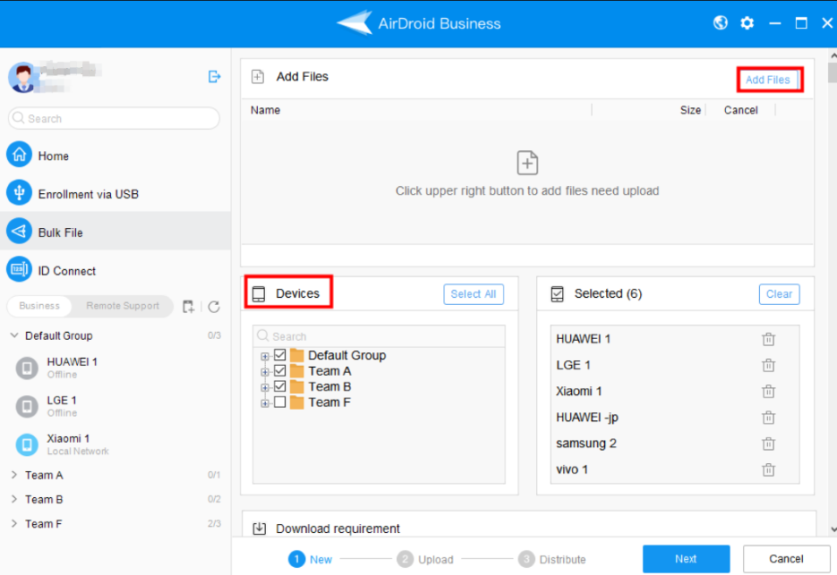transfer obb file to android remotely